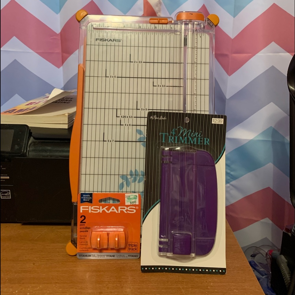 Paper Trimmer large & mini w/replacement blades